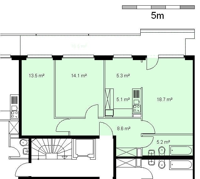 3 ½ rooms apartment, photo 6 sur 6