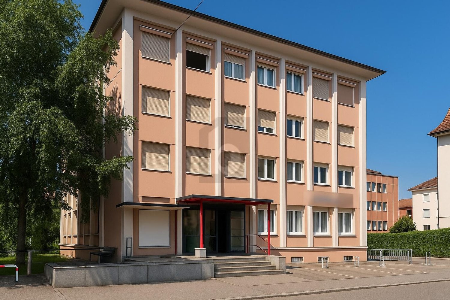 500m² office