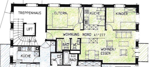 Appartement de 3 ½ pièces