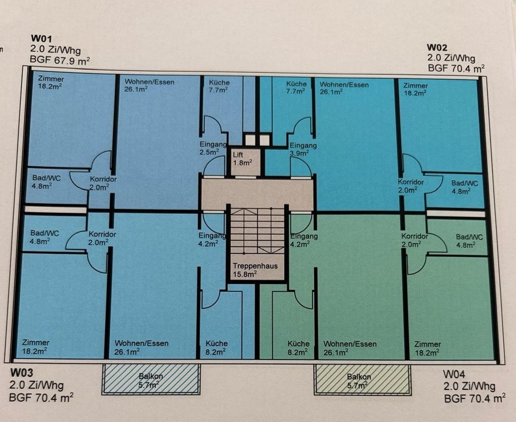 Appartement de 2 ½ pièces