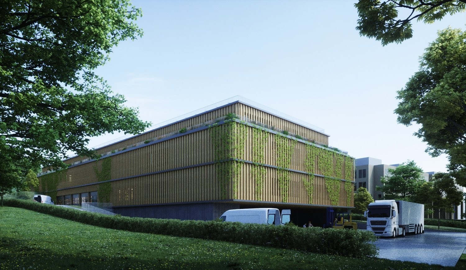 527m² storage room