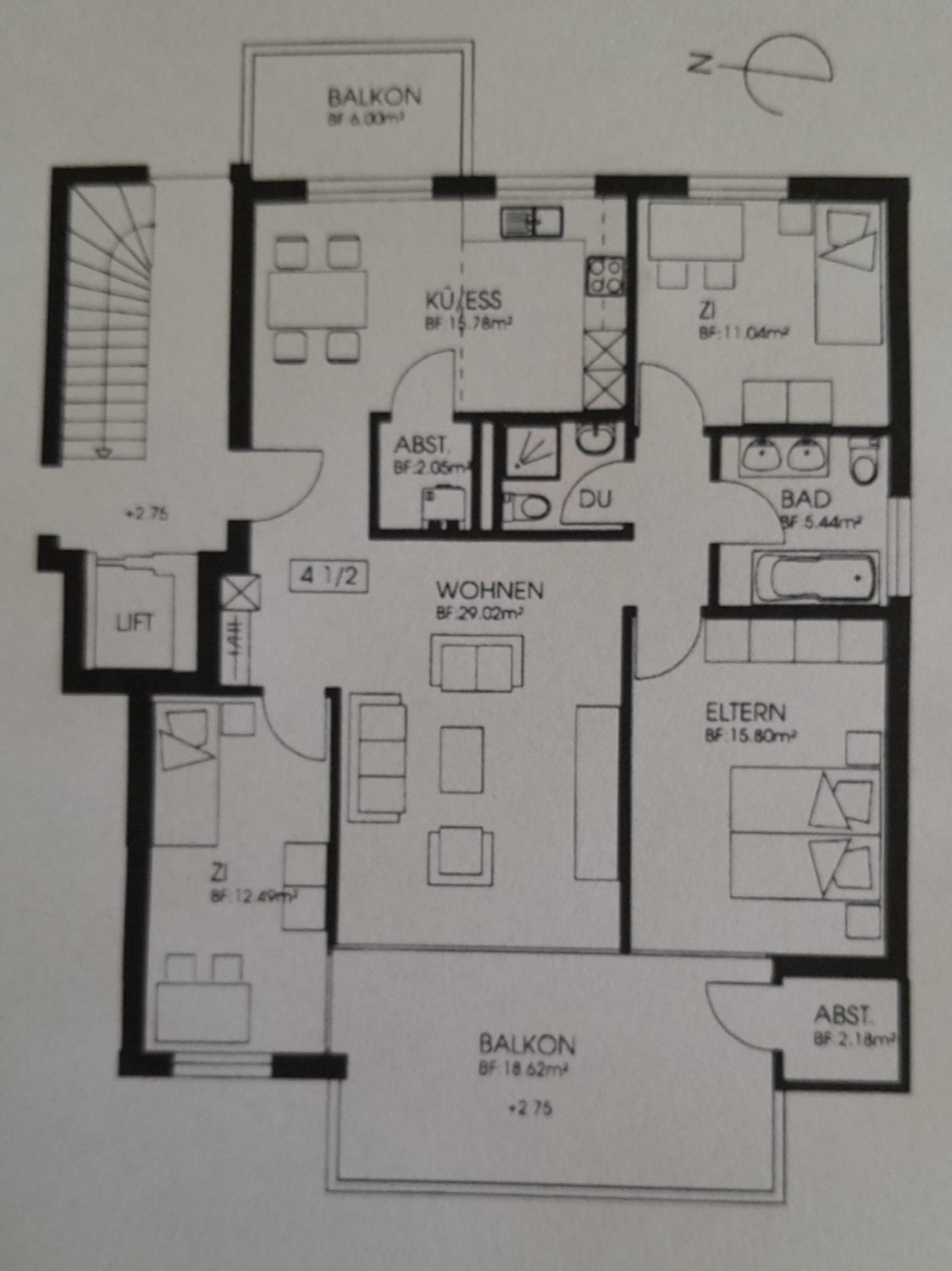 Appartement de 4 ½ pièces