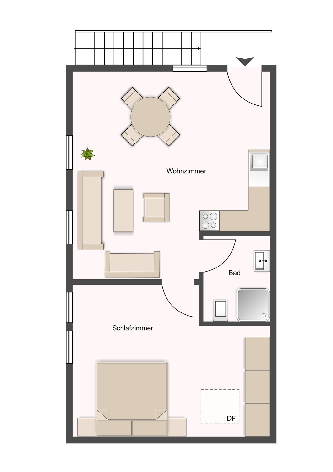 appartement de 2 pièces, photo 7 sur 7