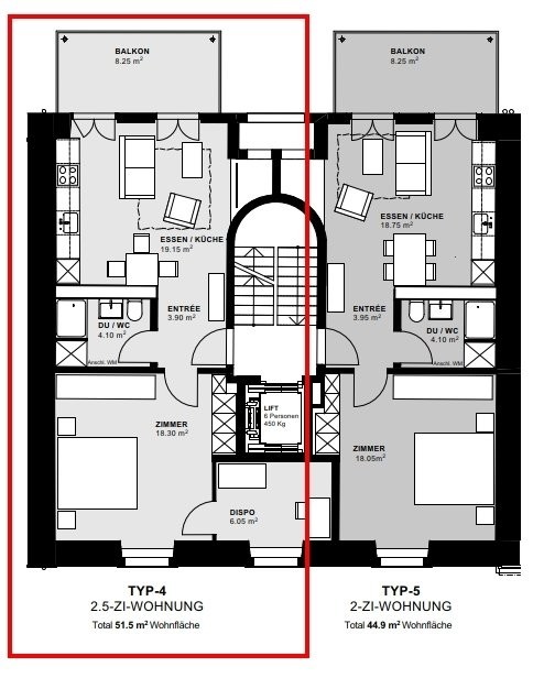 Appartement de 3 ½ pièces, photo 7 sur 8