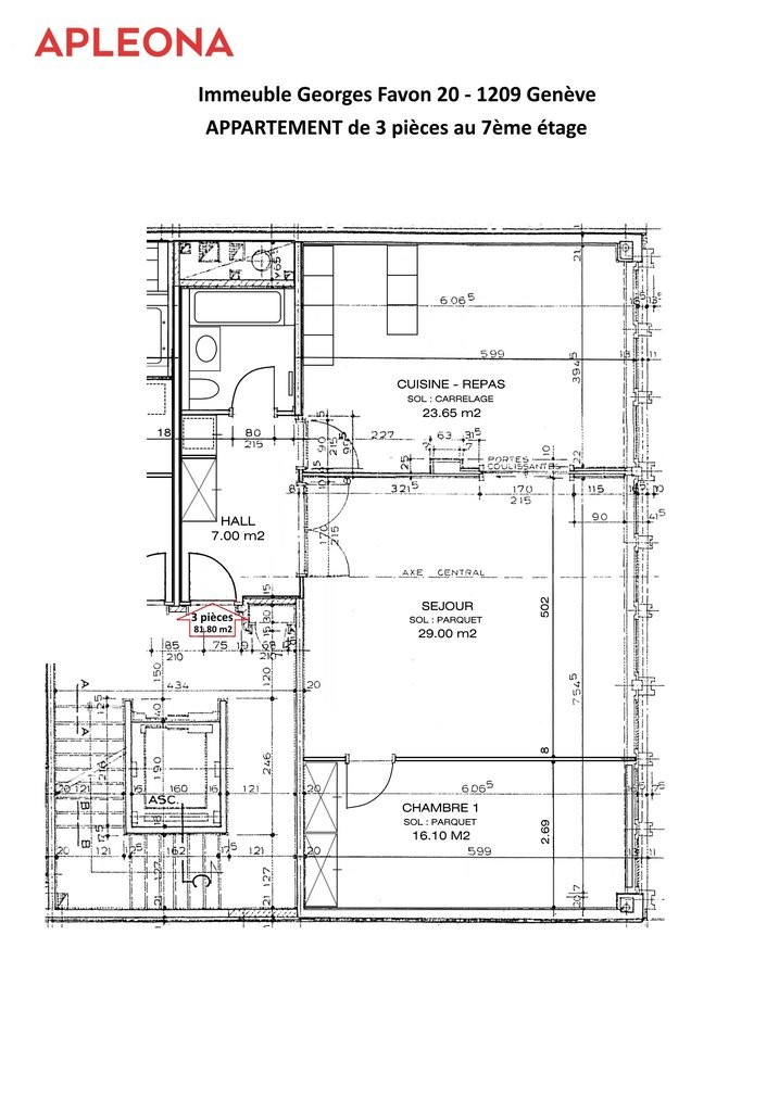 3 rooms apartment, photo 7 sur 8