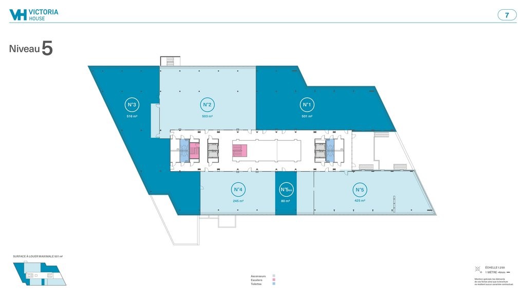 755m² office