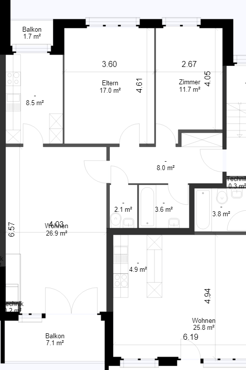 Appartement de 3 ½ pièces, photo 8 sur 8
