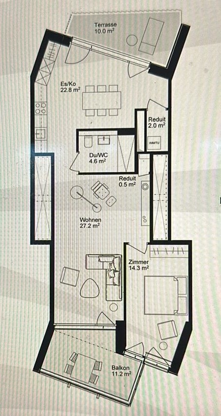 Appartement de 2 ½ pièces

Disponible pour trois mois avec des dates d'entrée et de sortie flexibles. Animaux acceptés., photo 3 sur 10