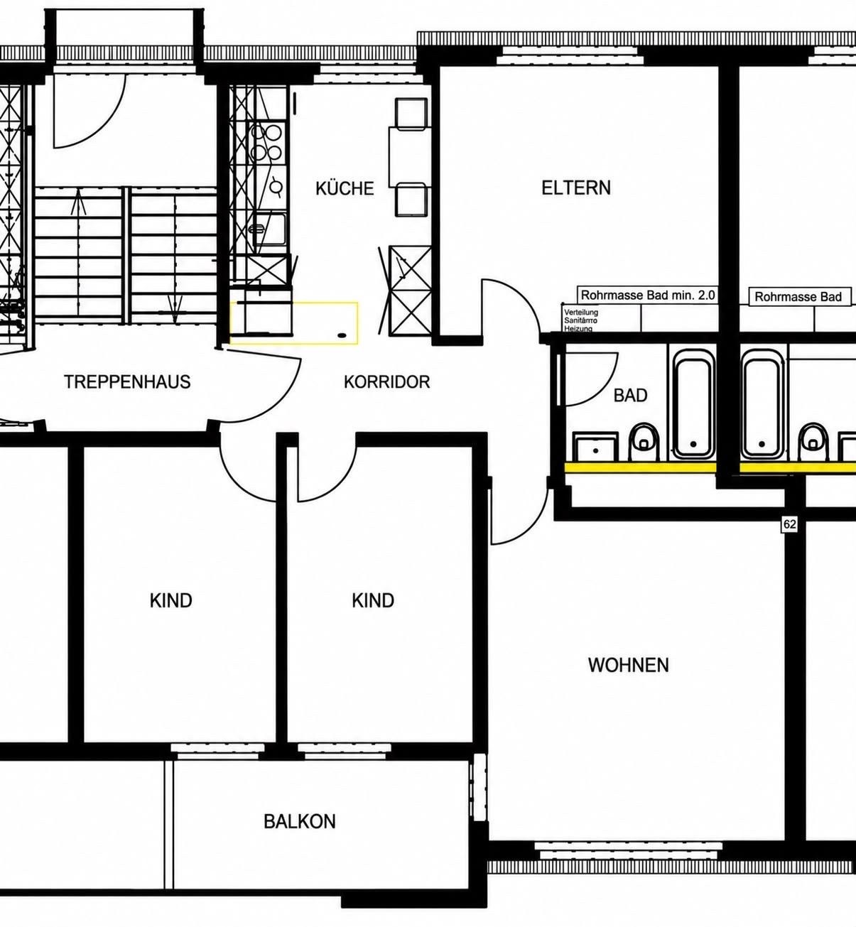 Appartement de 4 pièces, photo 5 sur 7