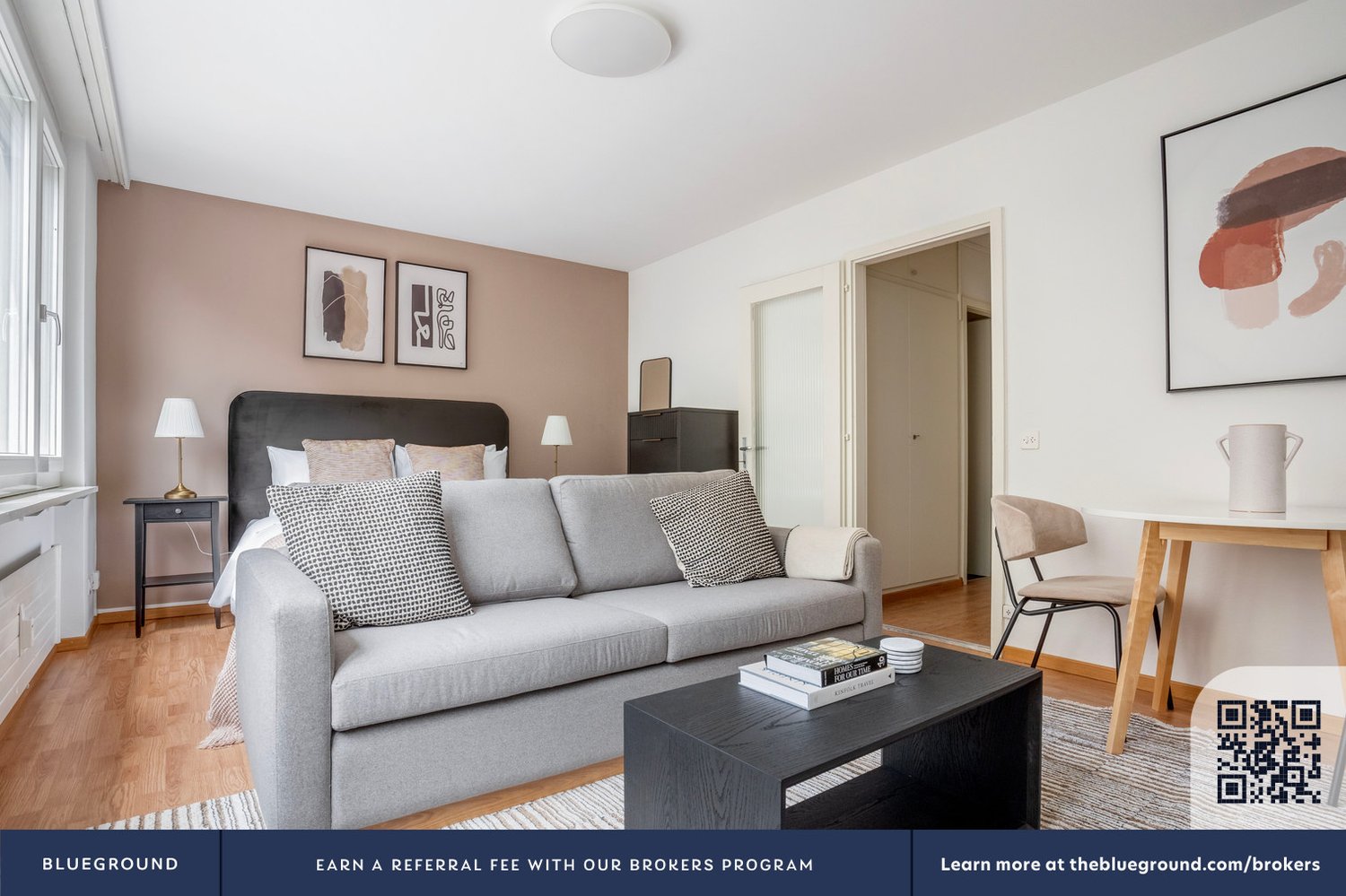 appartement meublé d'une pièce, photo 3 sur 10