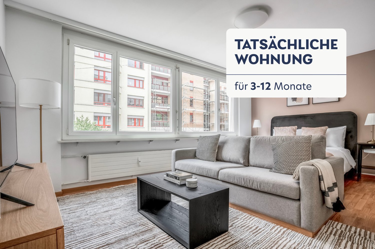 appartement meublé d'une pièce, photo 1 sur 10