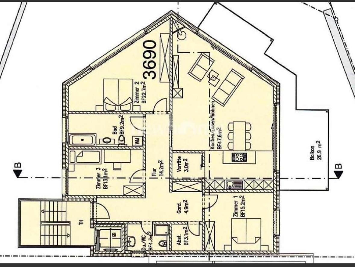 Appartement de 4 ½ pièces, photo 2 sur 10
