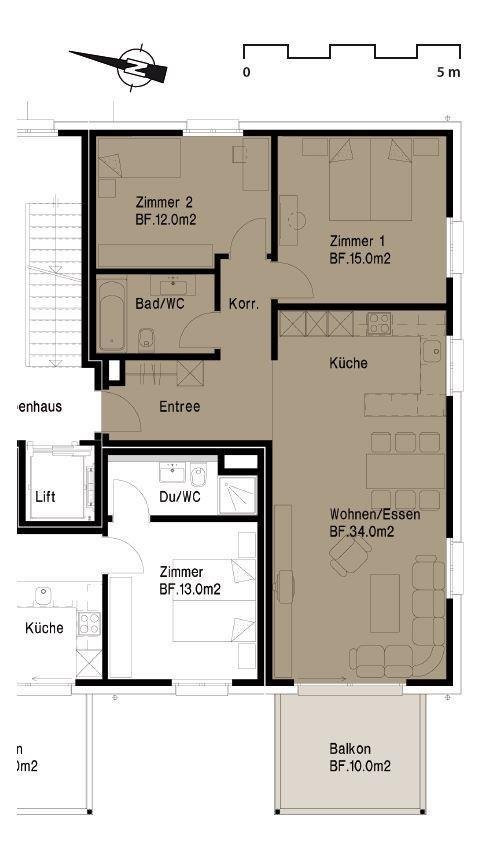 Appartement de 3 ½ pièces, photo 7 sur 8
