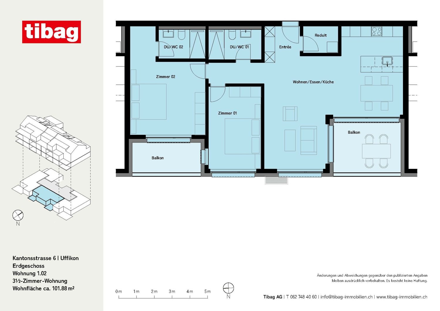 Appartement de 2 ½ pièces, photo 8 sur 8