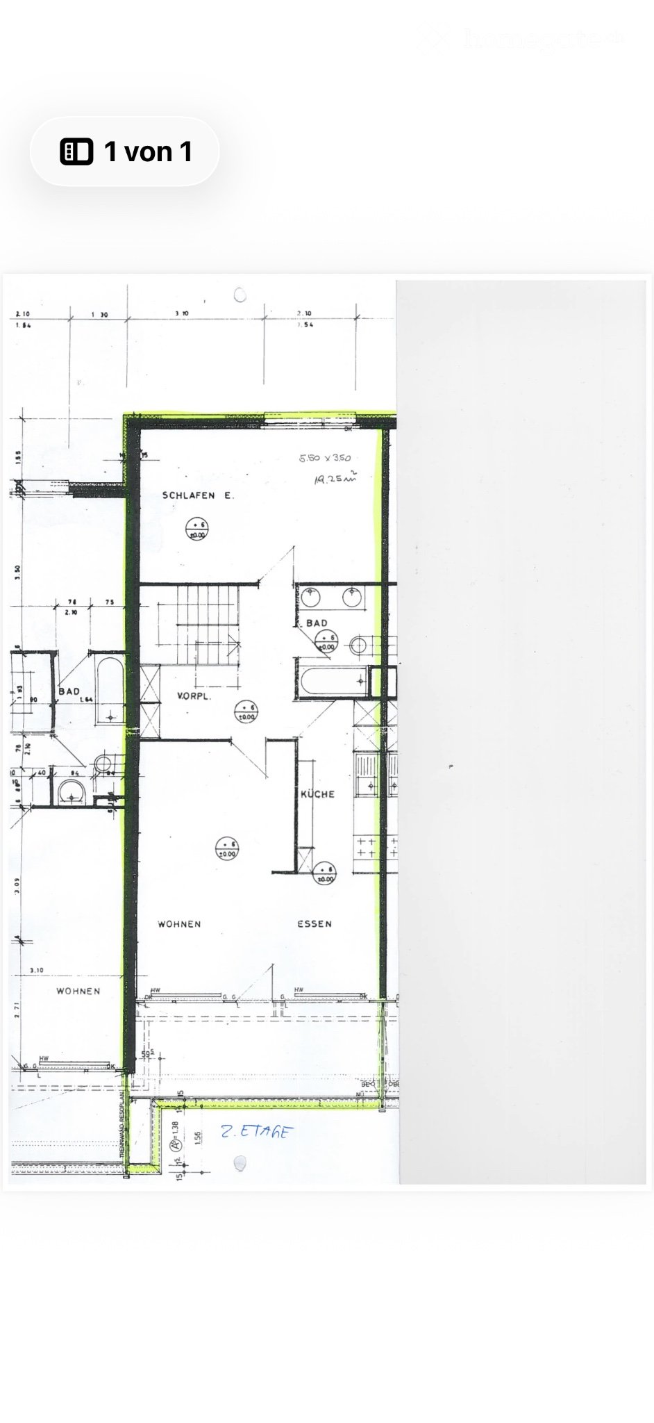 Appartement de 4 pièces