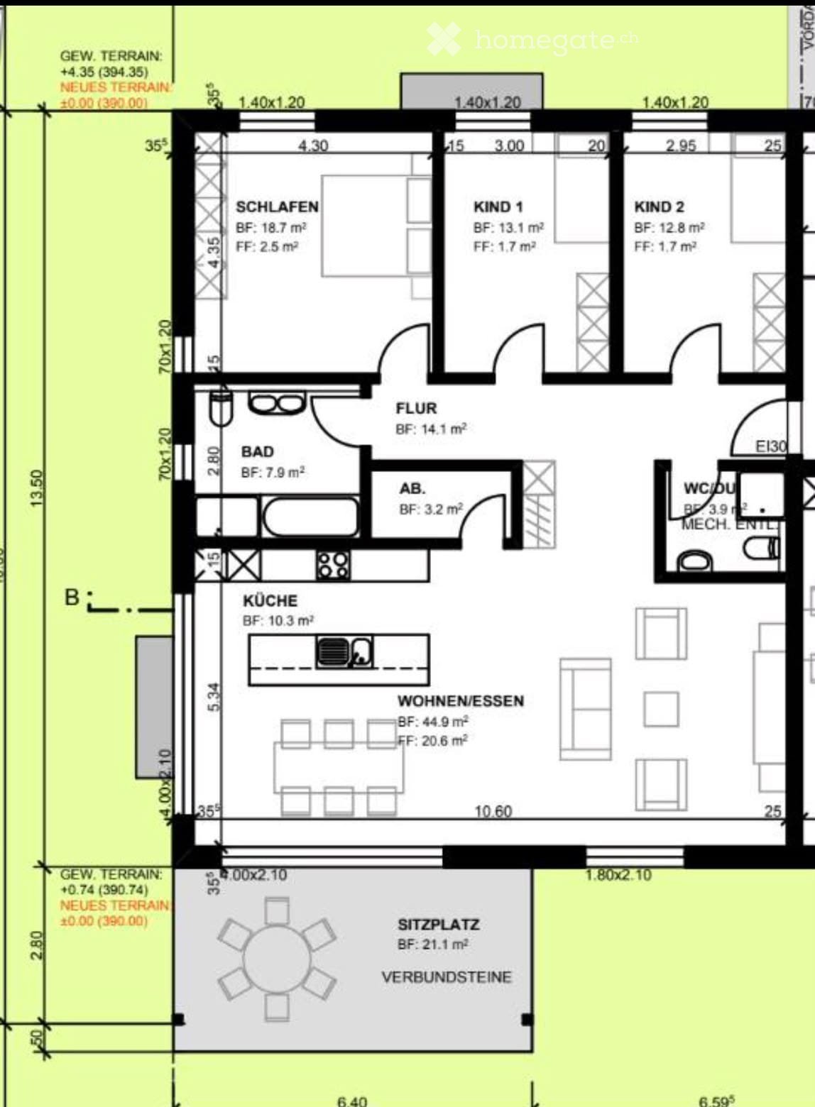 Appartement de 2 ½ pièces, photo 1 sur 5