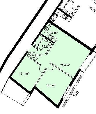 Appartement de 3 pièces, photo 5 sur 5