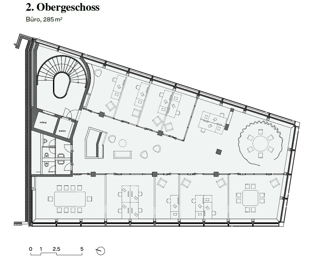 285m² de bureaux