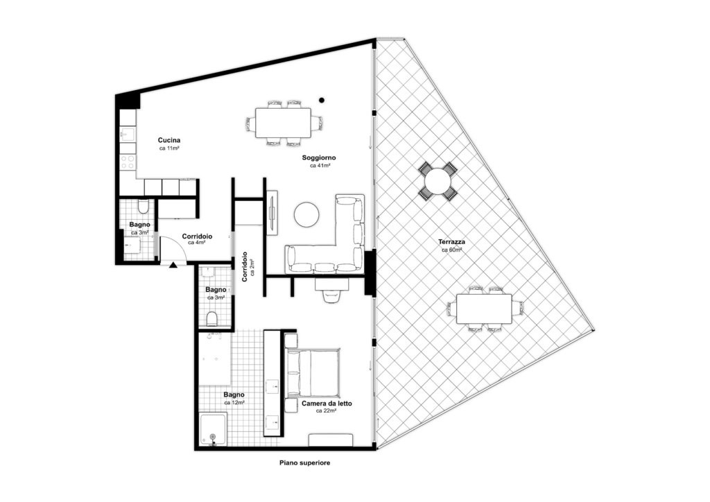 2 ½ pièces appartement
