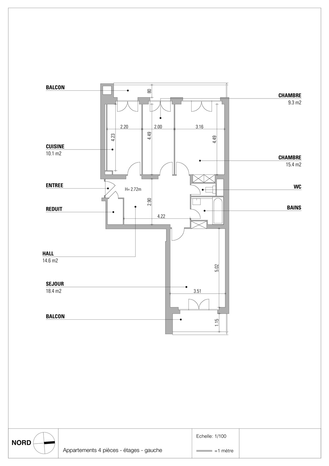 Appartement de 4 ½ pièces, photo 6 sur 7