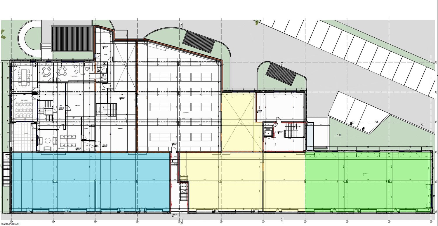 1368m² industrial object