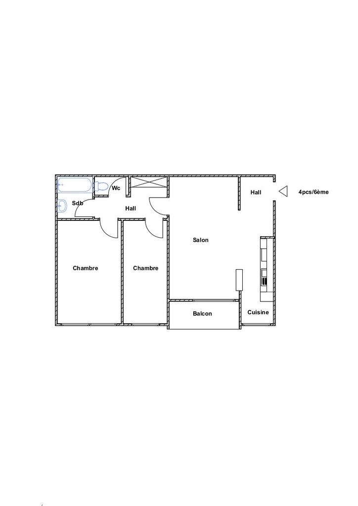 3 ½ rooms apartment