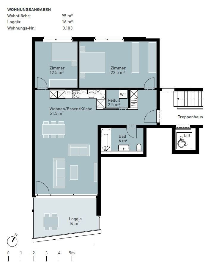 Appartement de 3 ½ pièces, photo 7 sur 7