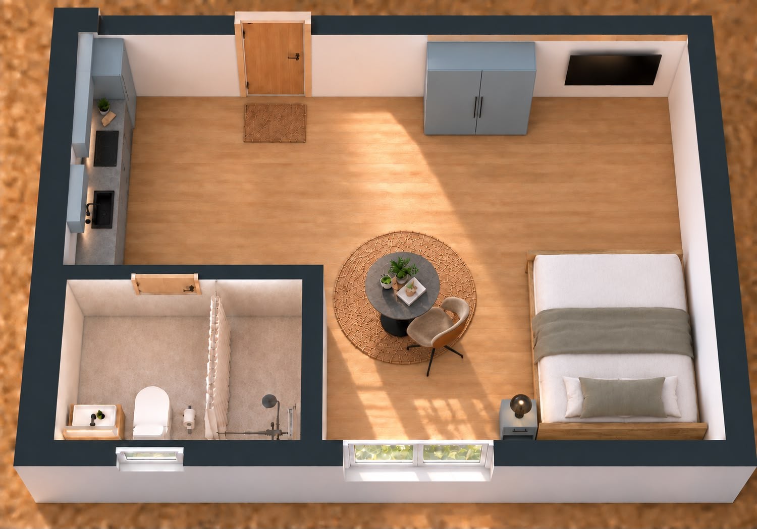 Appartement 1 pièce, photo 1 sur 6