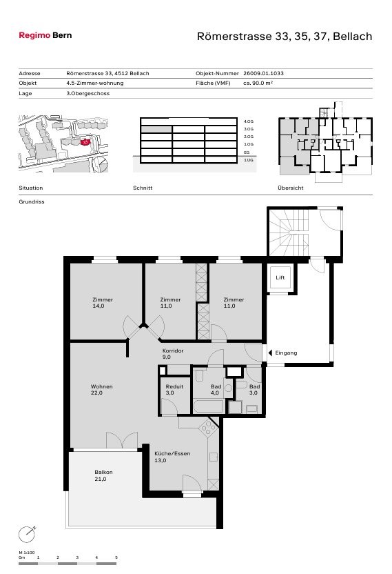 Appartement de 2 ½ pièces, photo 9 sur 9