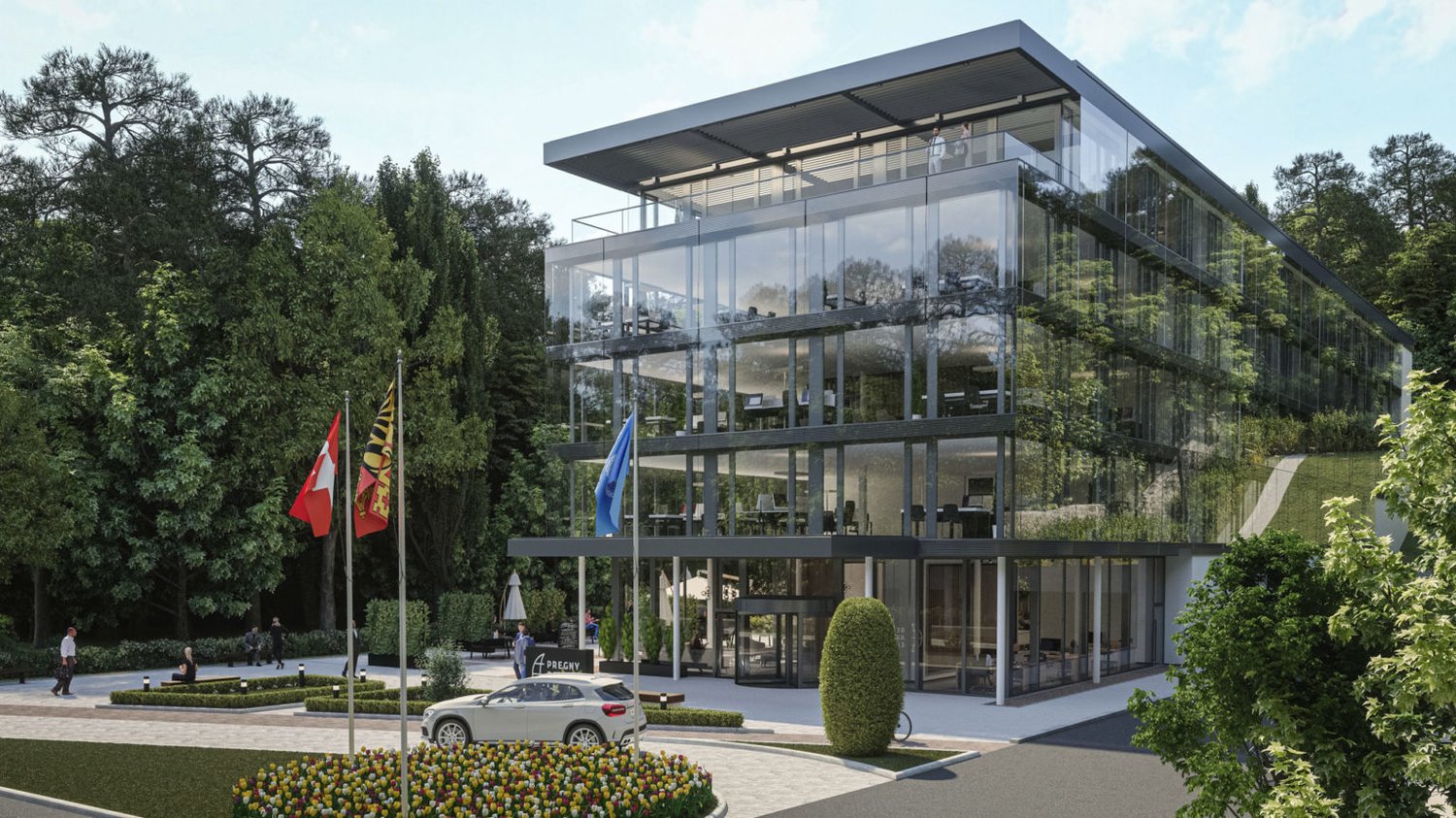 760m² office