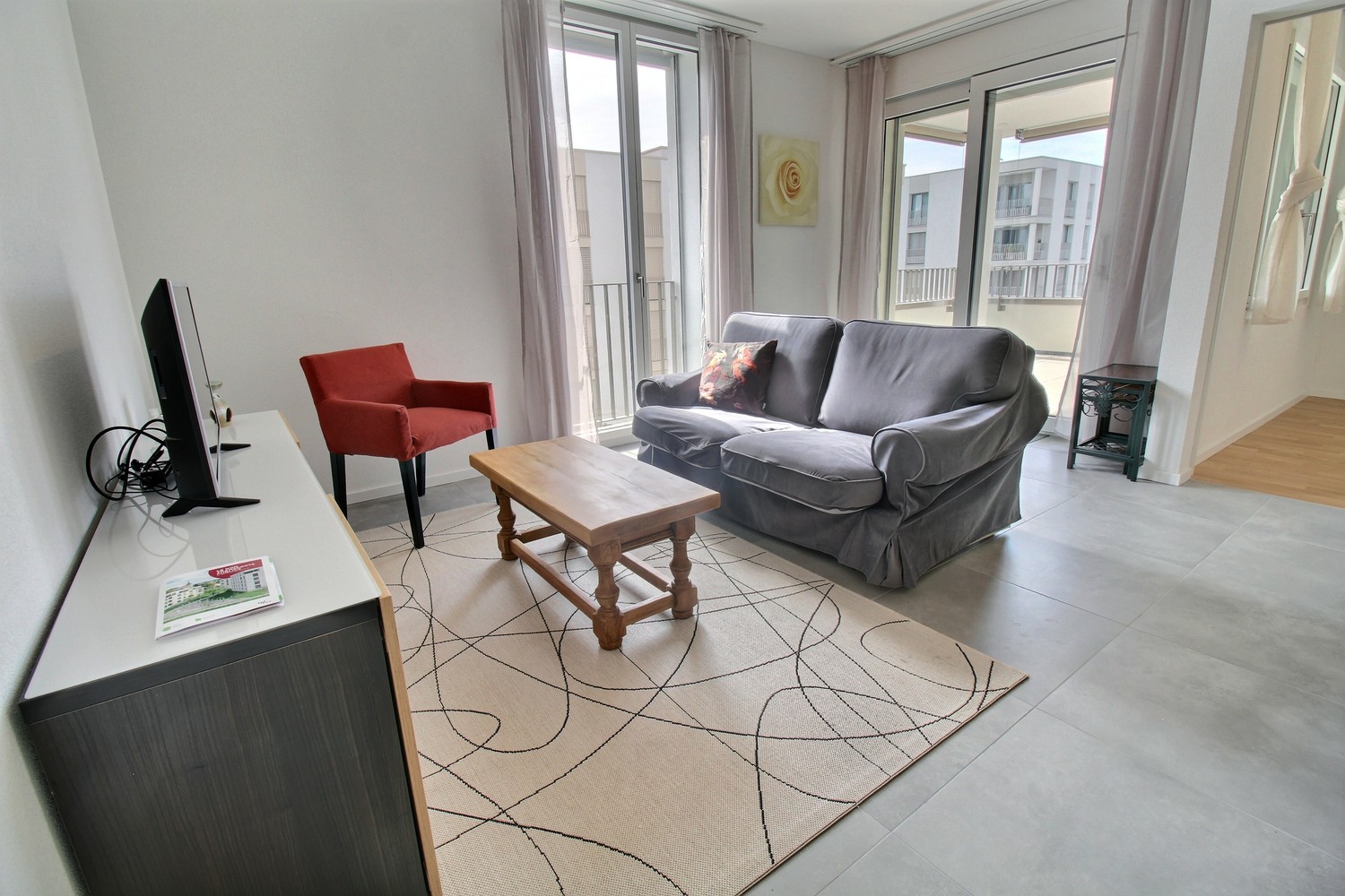 3 ½ rooms furnished flat