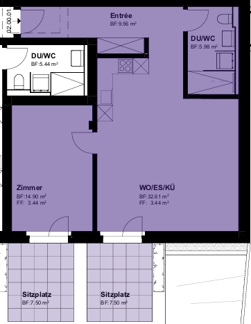 Appartement de 2 ½ pièces, photo 5 sur 5