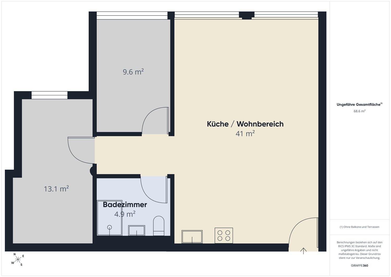 Appartement de 3 ½ pièces, photo 7 sur 8