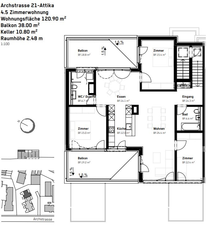 Appartement de 4 ½ pièces, photo 7 sur 7