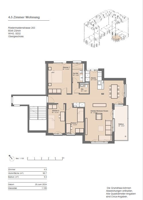 Appartement de 4 ½ pièces