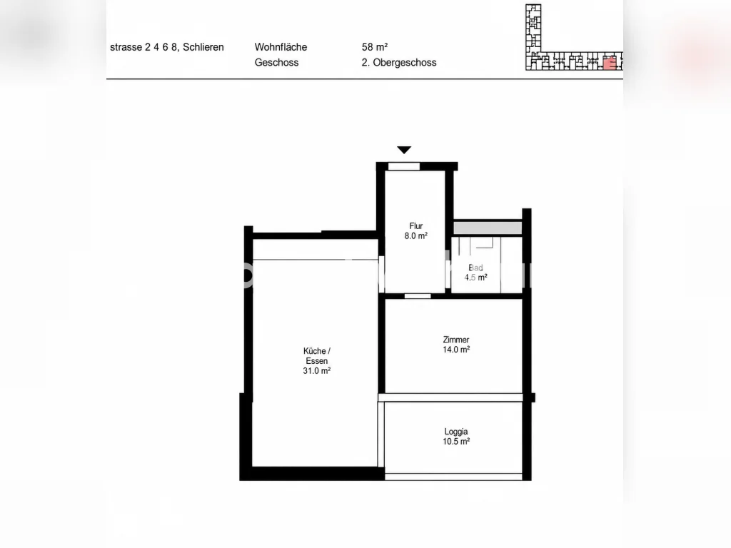 appartamento di 2 ½ locali