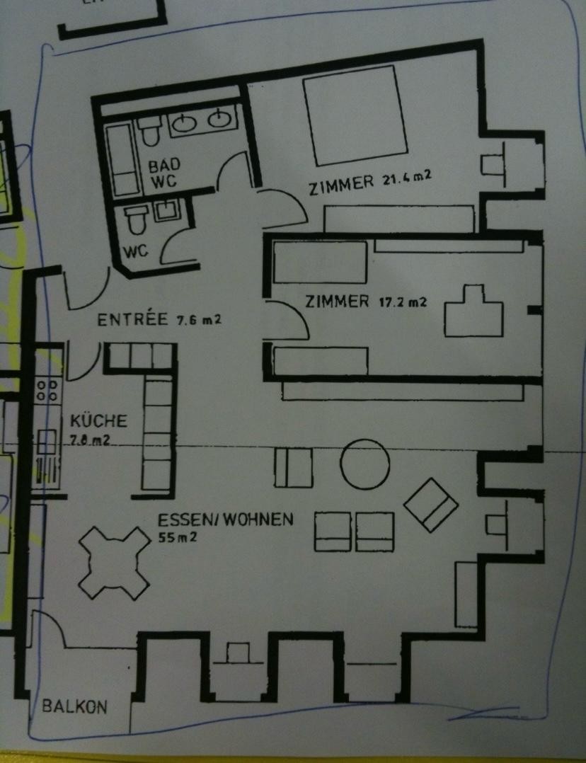 Appartement de 3 ½ pièces