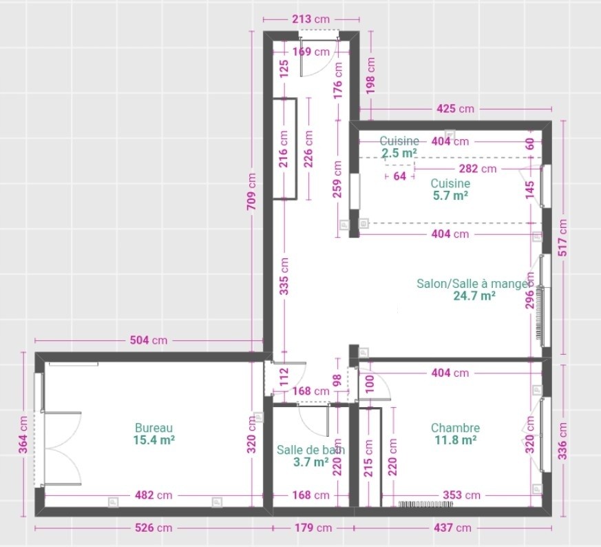 3 rooms apartment