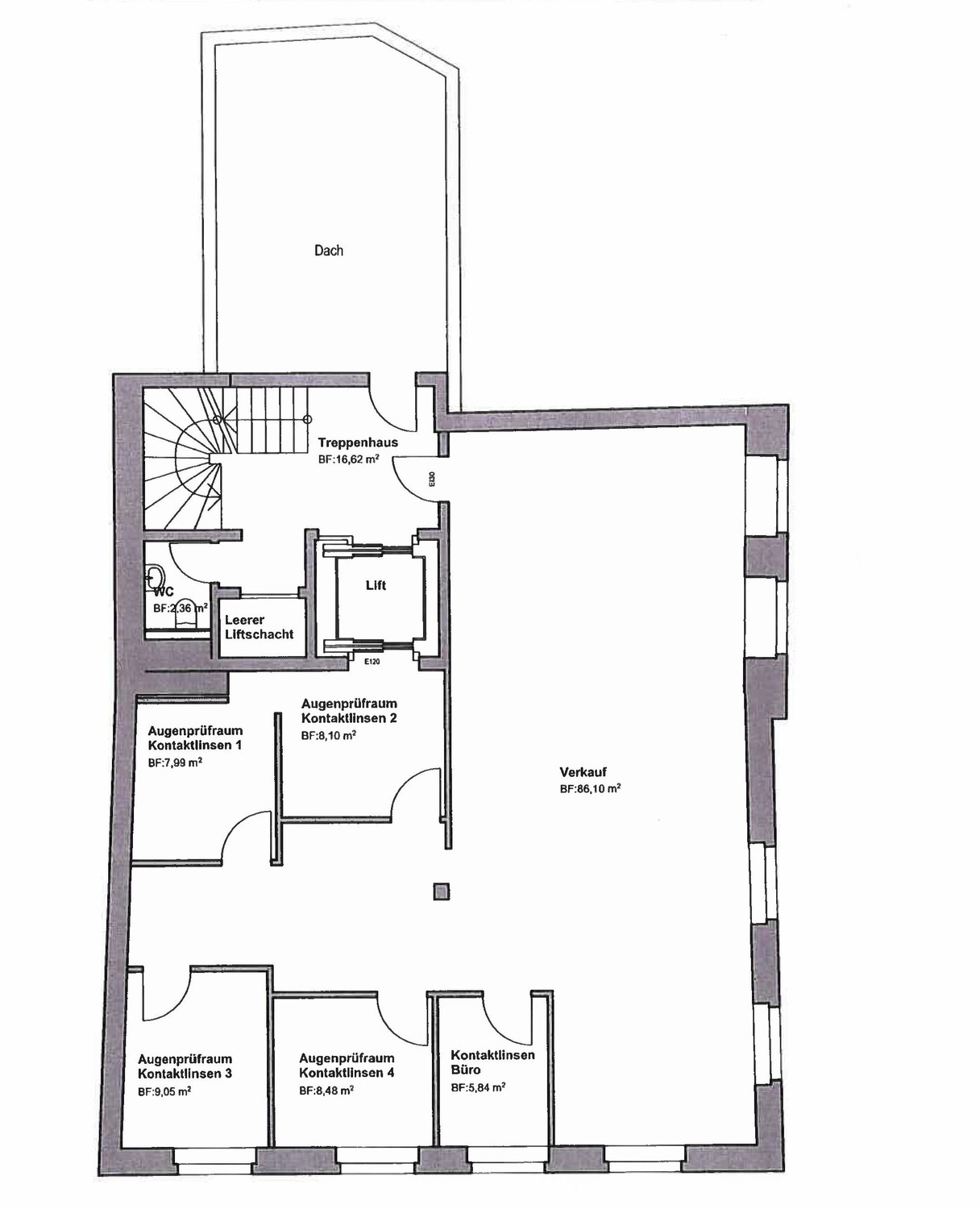 129m² bureau