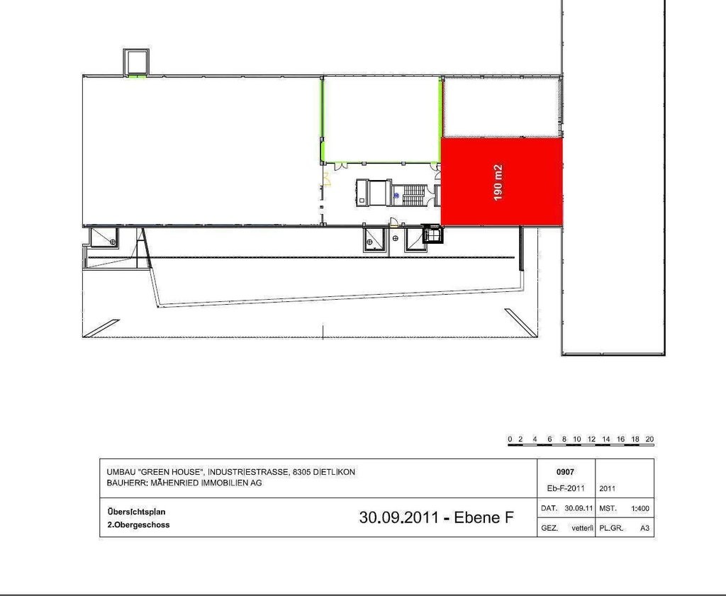 Bureau de 191m²