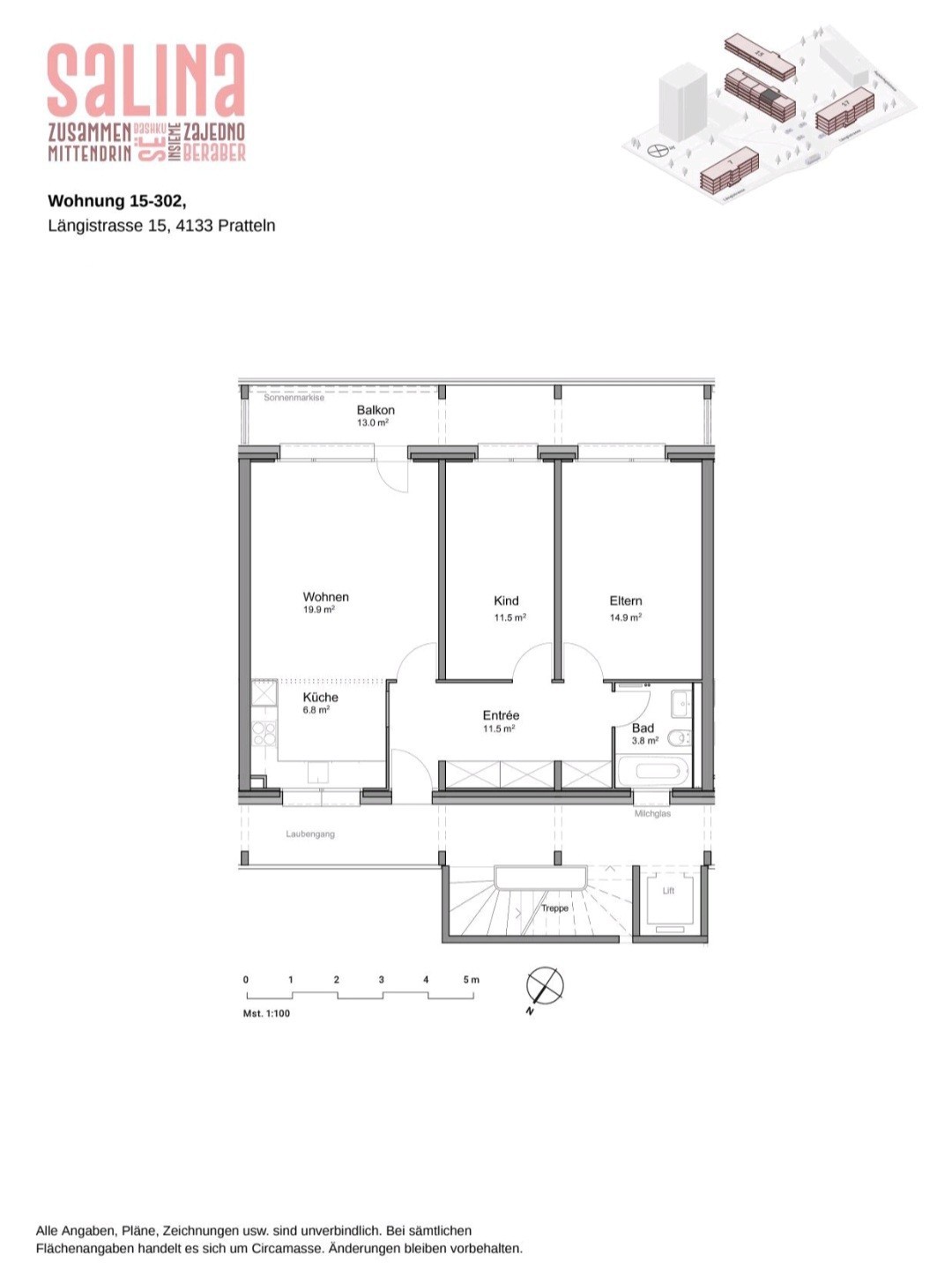 Appartement de 3 pièces, photo 6 sur 6