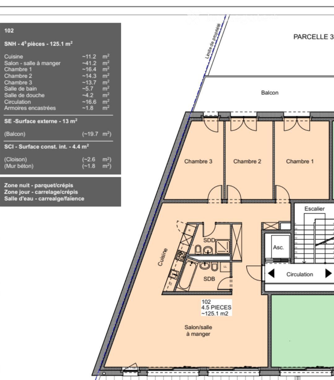 4 ½ rooms apartment