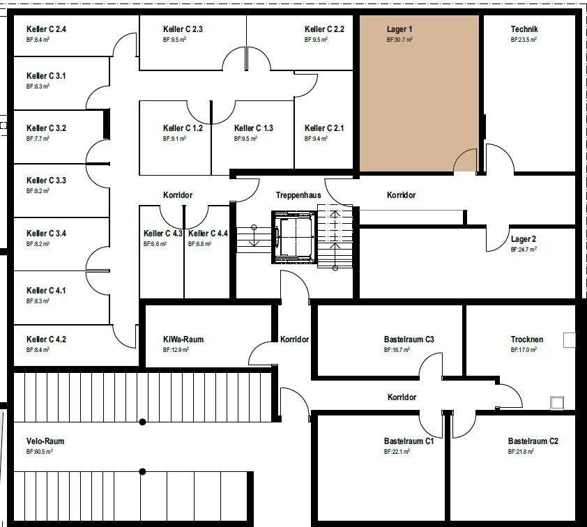 85m² commercial