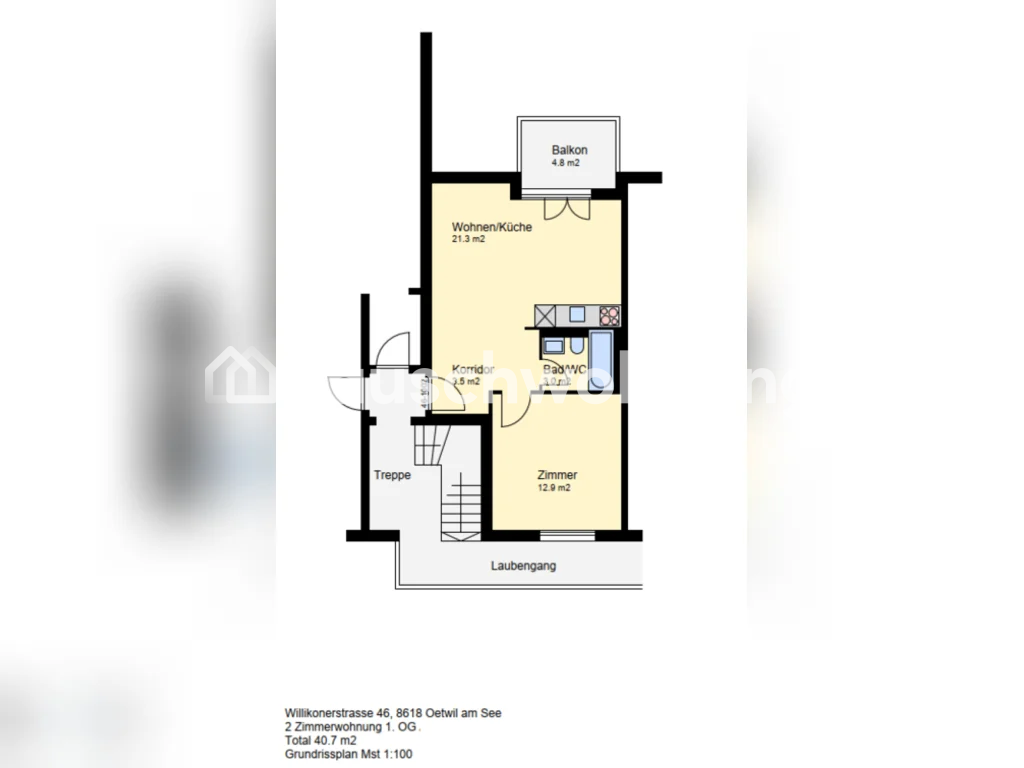 Appartement de 2 ½ pièces, photo 1 sur 3