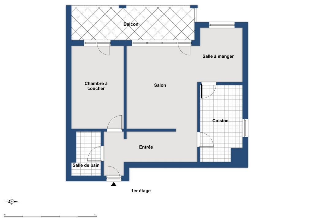 3 rooms apartment, photo 2 sur 6