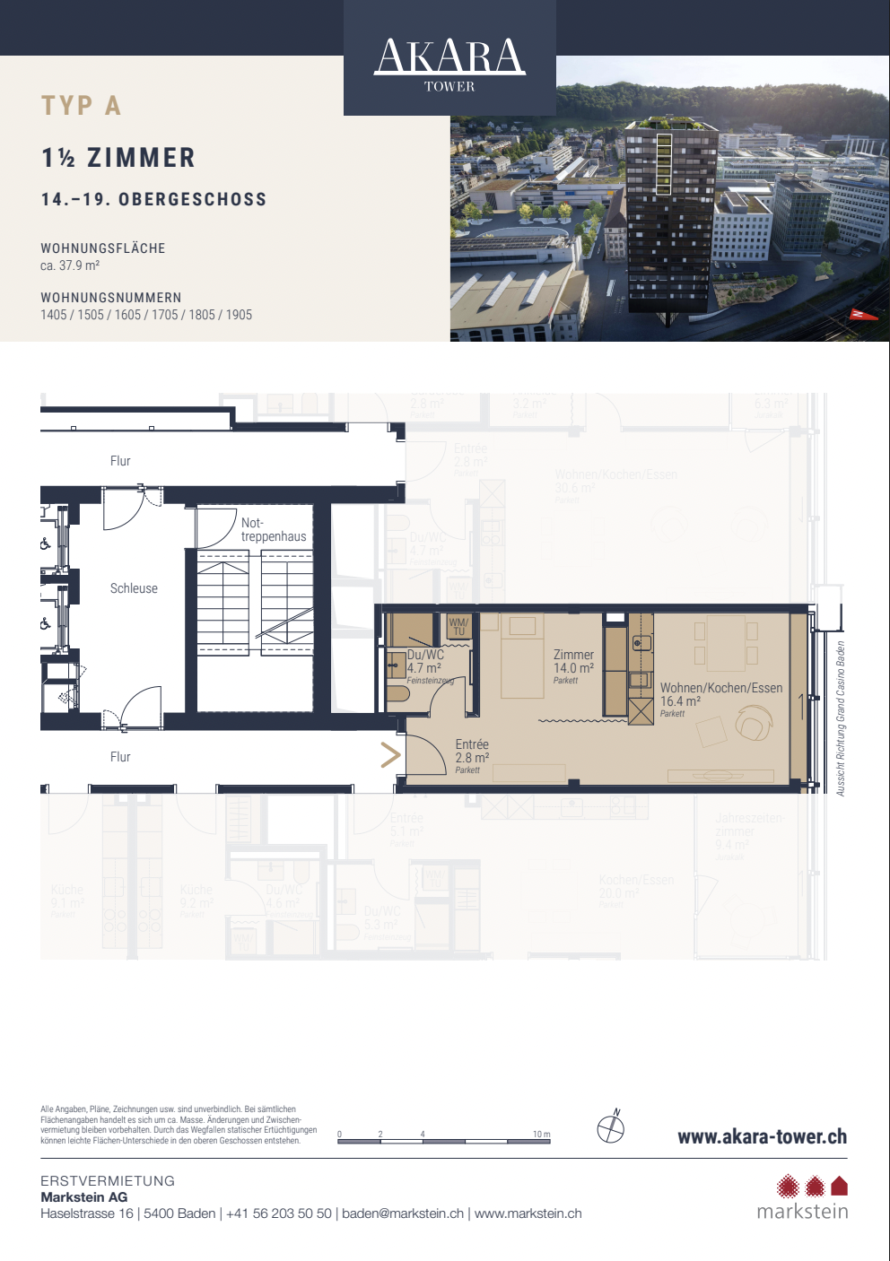 Appartement de 1 ½ pièces, photo 3 sur 6
