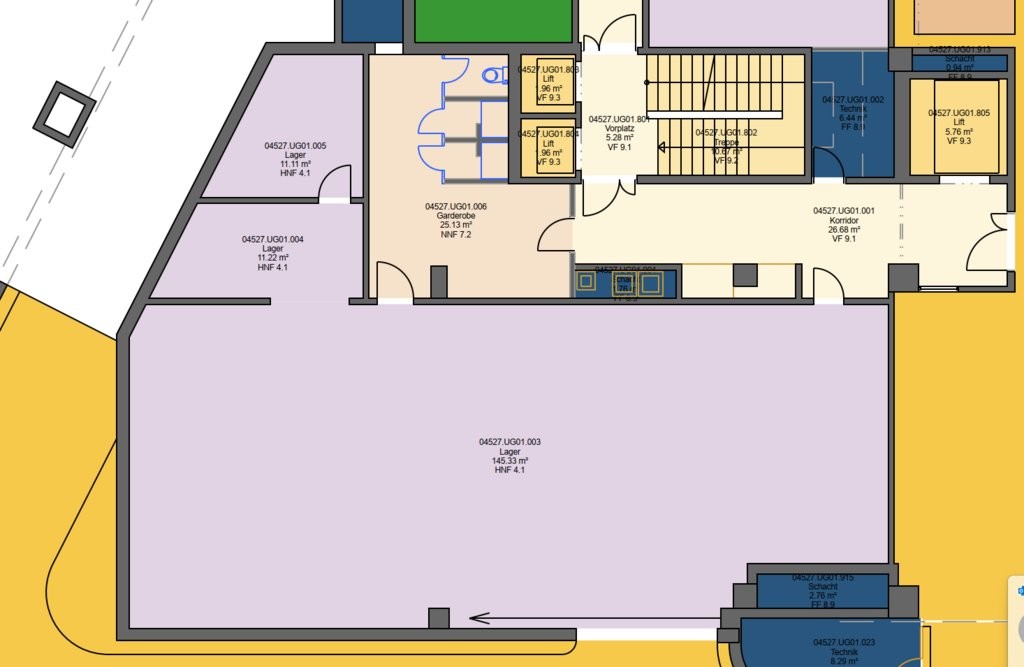 193m² local de stockage