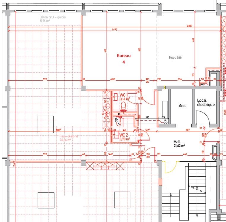69m² office, photo 3 sur 8