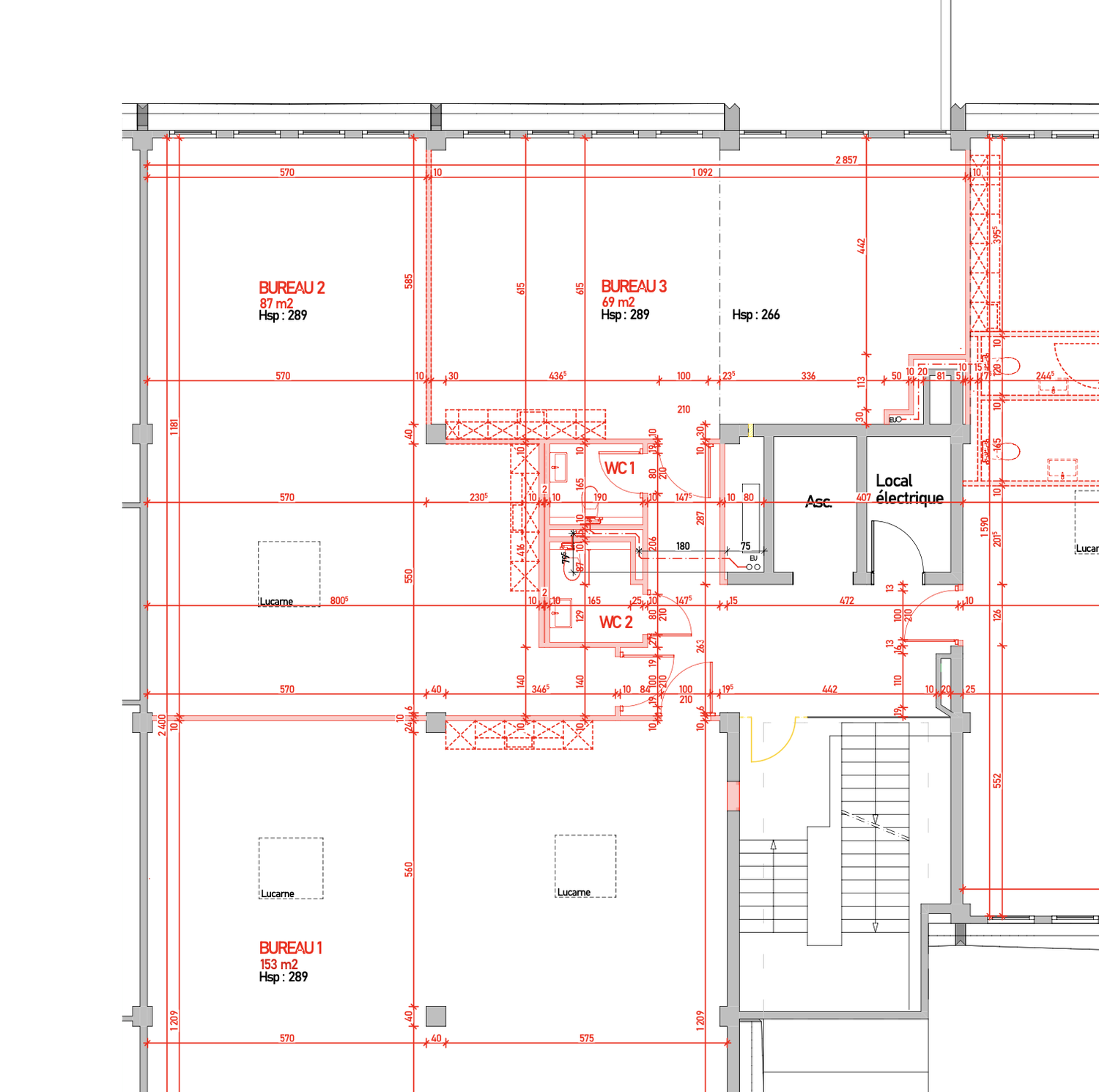 69m² office, photo 2 sur 8