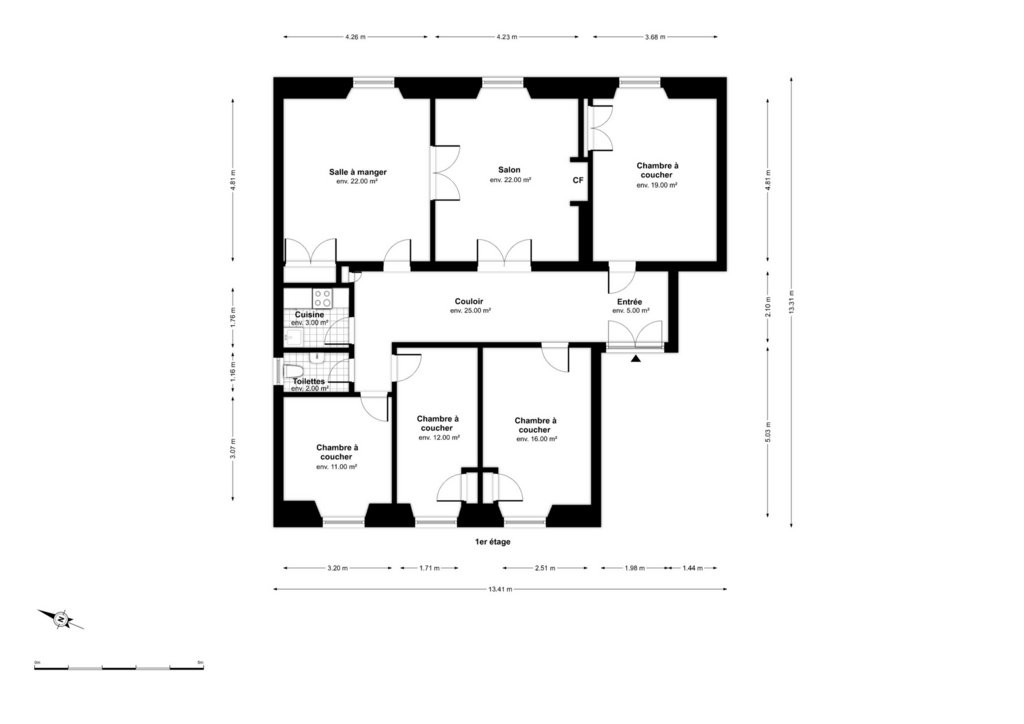 131m² office